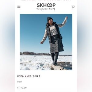SKHOOP Knee Length Skirt